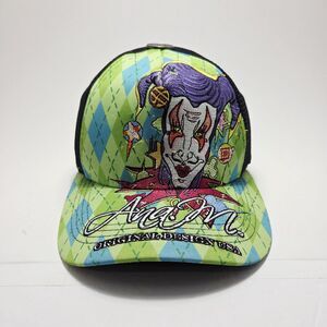 Ana M Hat Cap Snap Back Trucker Mesh Embroidered Graphic Mens USA